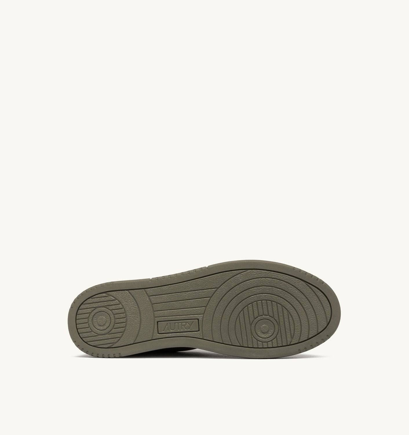 SNEAKERS MEDALIST LOW IN NAPPA COLORE COVERT GREEN