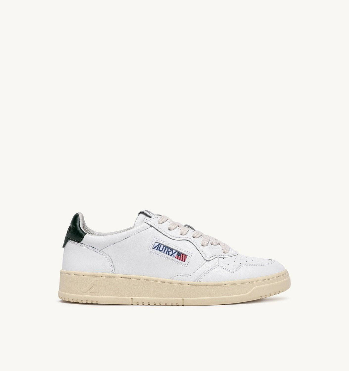 SNEAKERS MEDALIST LOW IN PELLE BIANCA E MOUNTAIN