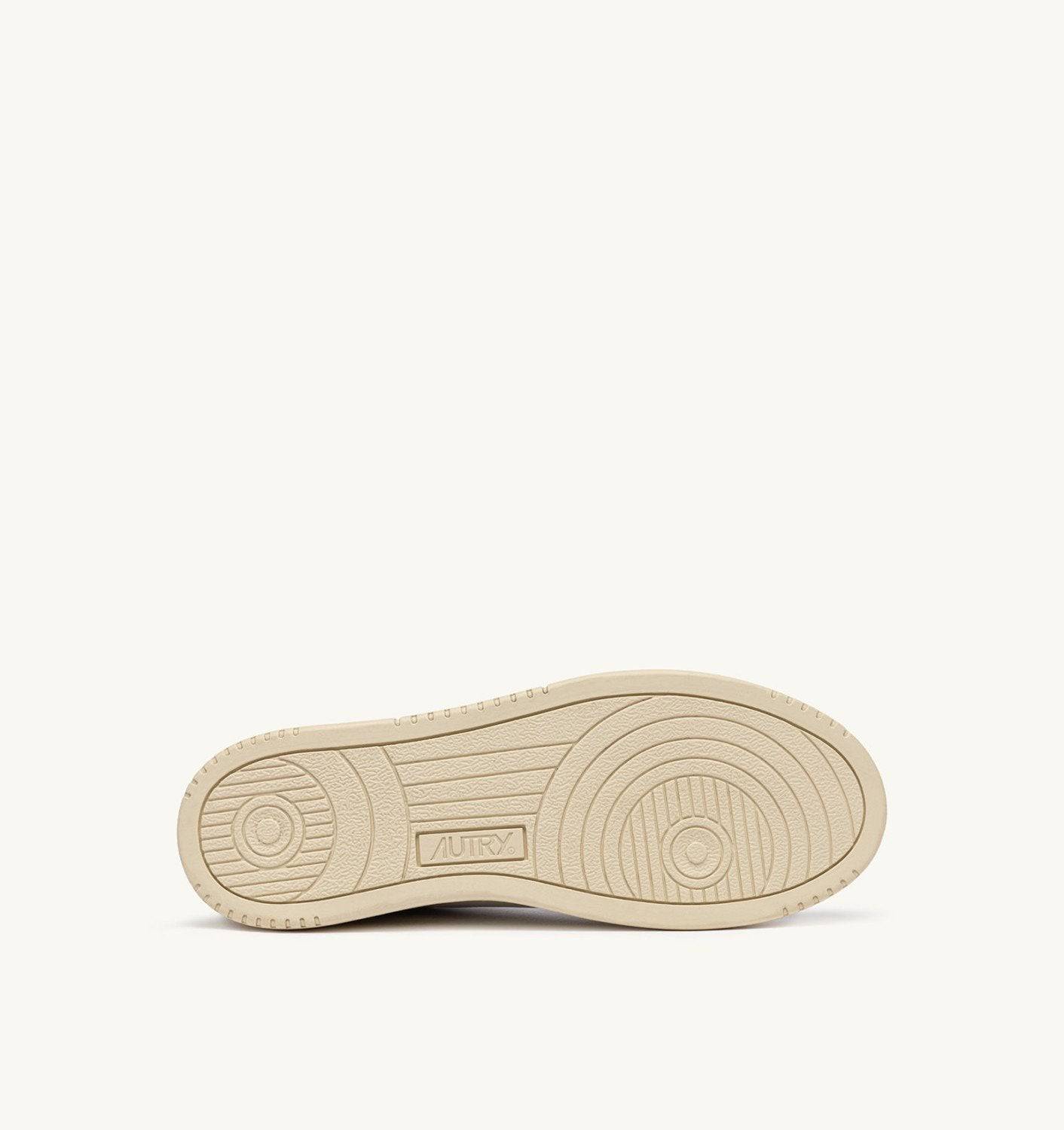 SNEAKERS MEDALIST LOW IN PELLE BIANCA E MOUNTAIN