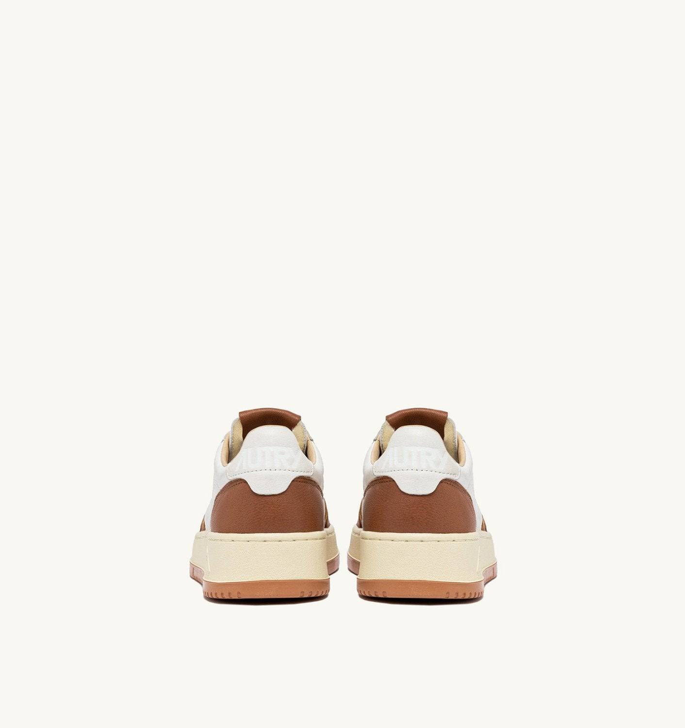 SNEAKERS MEDALIST LOW IN PELLE BIANCA E SANDSTORM