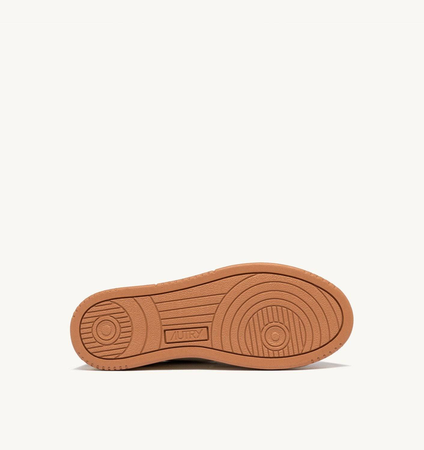 SNEAKERS MEDALIST LOW IN PELLE BIANCA E SANDSTORM