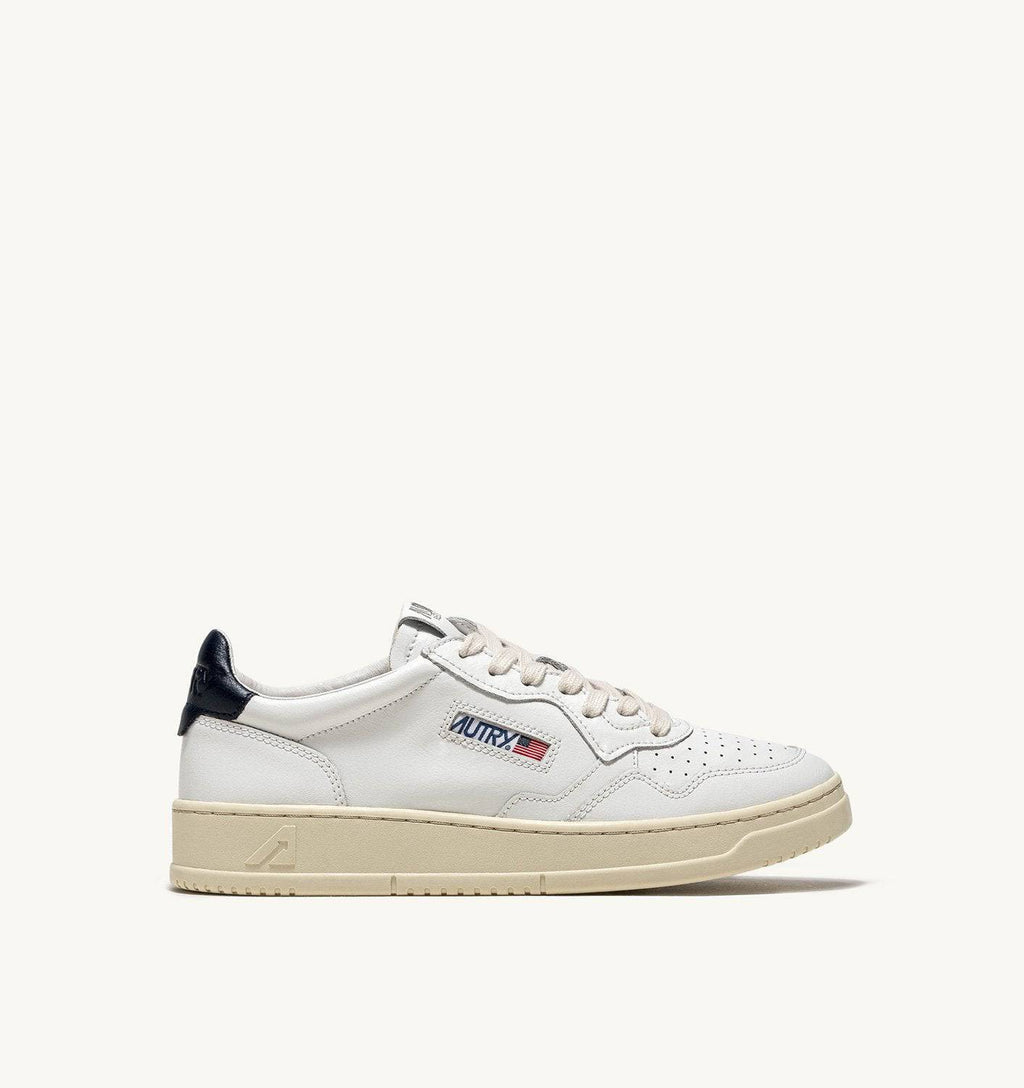 SNEAKERS MEDALIST LOW IN PELLE BIANCA E SPACE