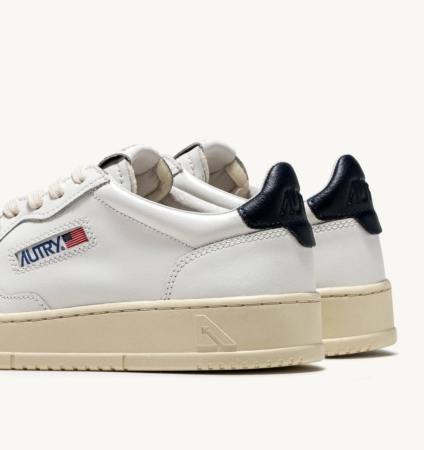 SNEAKERS MEDALIST LOW IN PELLE BIANCA E SPACE