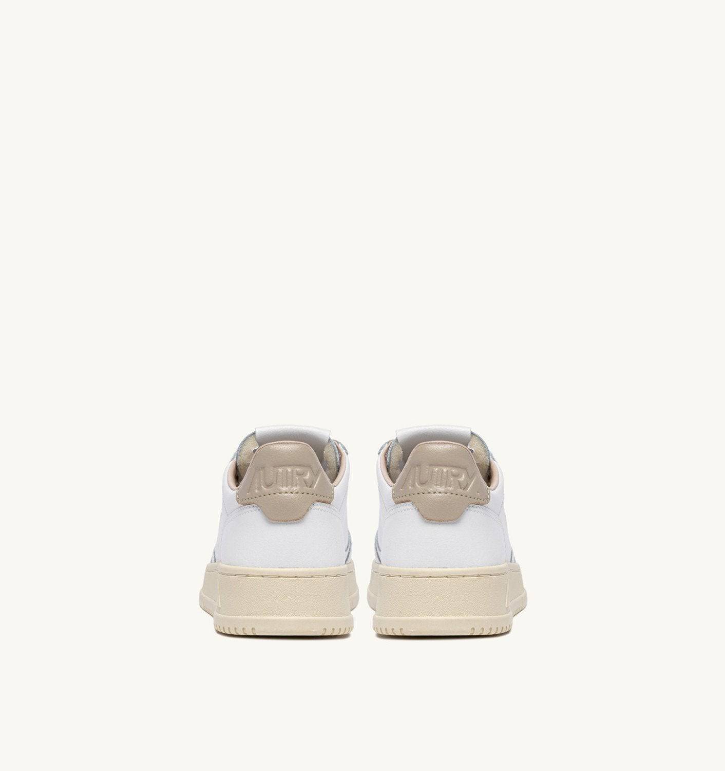 SNEAKERS MEDALIST LOW IN PELLE BIANCA E TIDAL FOAM