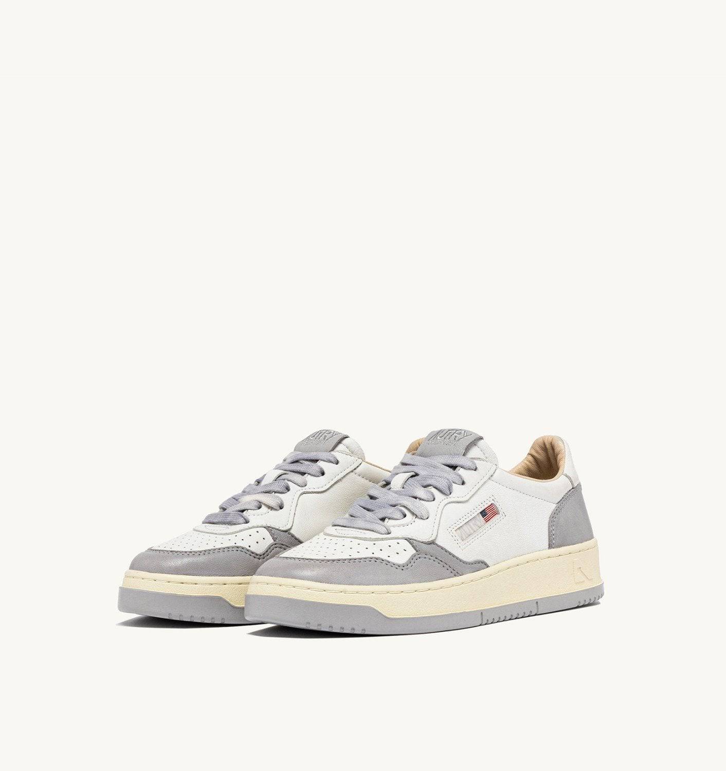 SNEAKERS MEDALIST LOW IN PELLE BIANCA E VAPOR