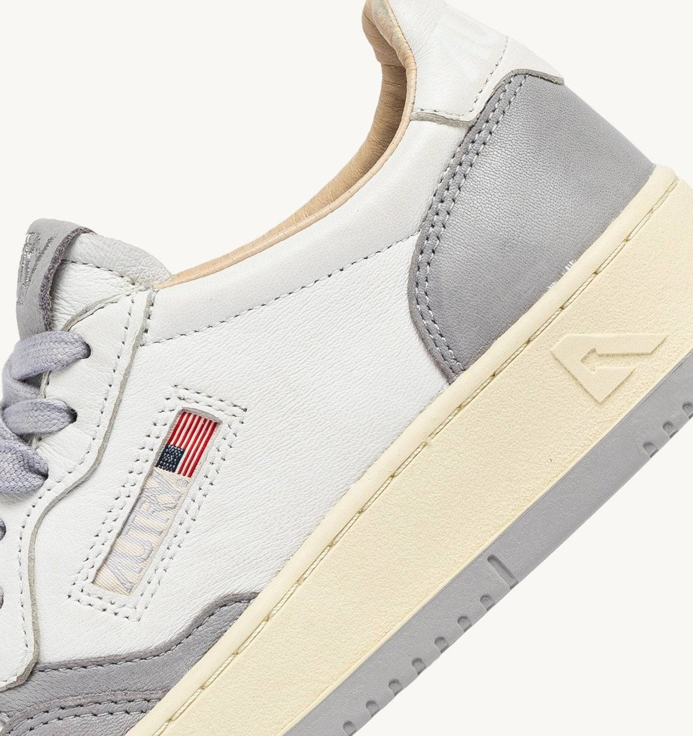 SNEAKERS MEDALIST LOW IN PELLE BIANCA E VAPOR