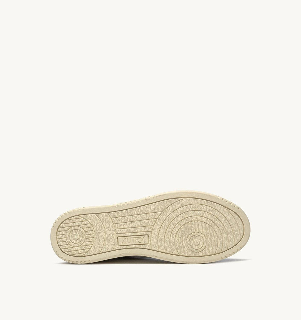 SNEAKERS MEDALIST LOW IN PELLE BIANCA E VERDE
