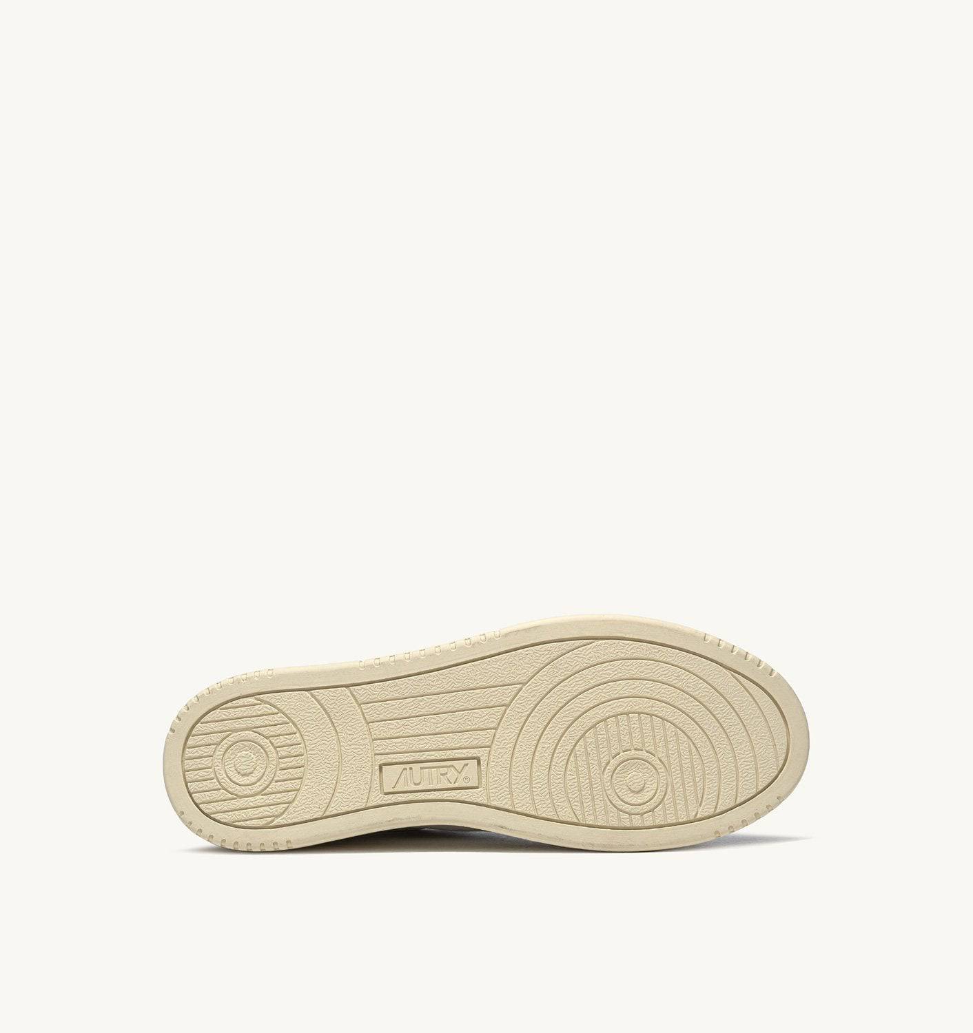 SNEAKERS MEDALIST LOW IN PELLE BIANCA E VERDE