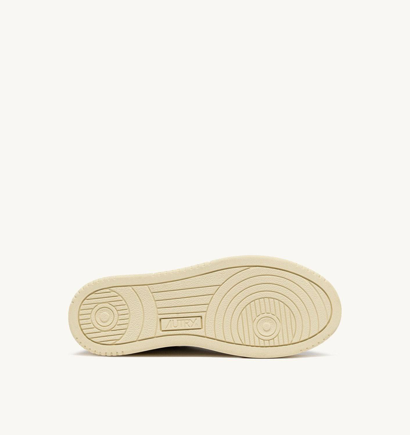 SNEAKERS MEDALIST LOW IN PELLE COLORE BIANCO E SANDSTORM