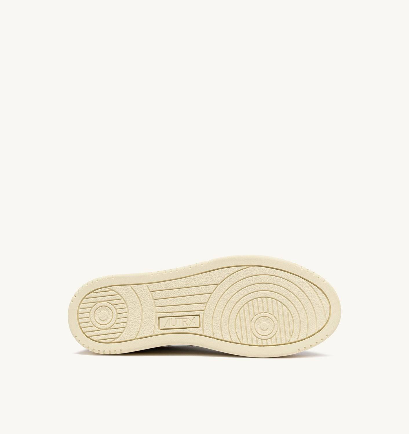 SNEAKERS MEDALIST LOW IN PELLE E SUEDE COLORE BIANCO E COVERT GREEN