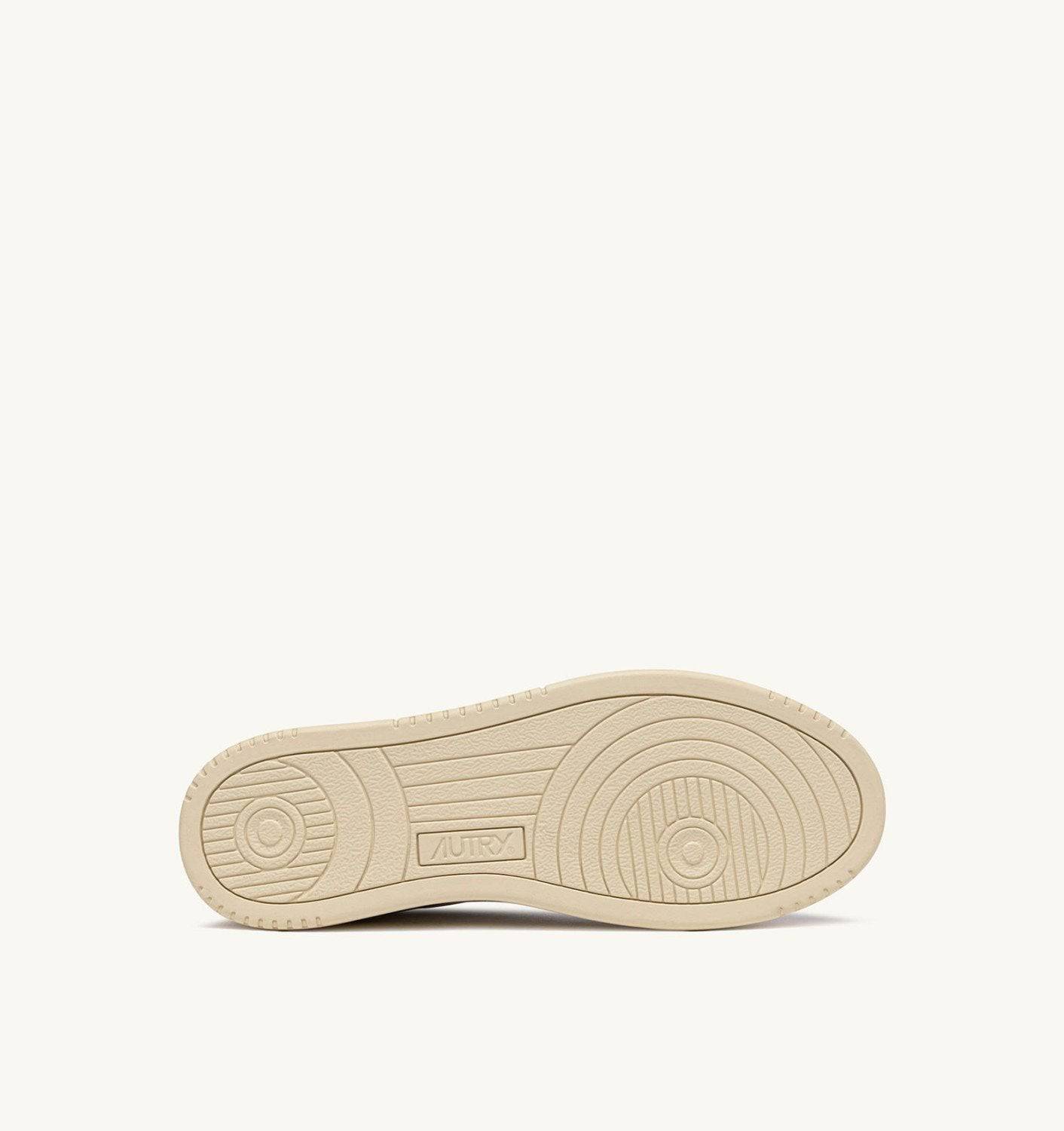 SNEAKERS MEDALIST LOW IN SUEDE E PELLE BIANCA E MOREL