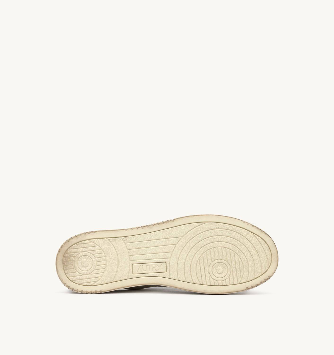 SNEAKERS MEDALIST LOW SUPER VINTAGE COLORE WHISPER WHITE VERDE E SILVER