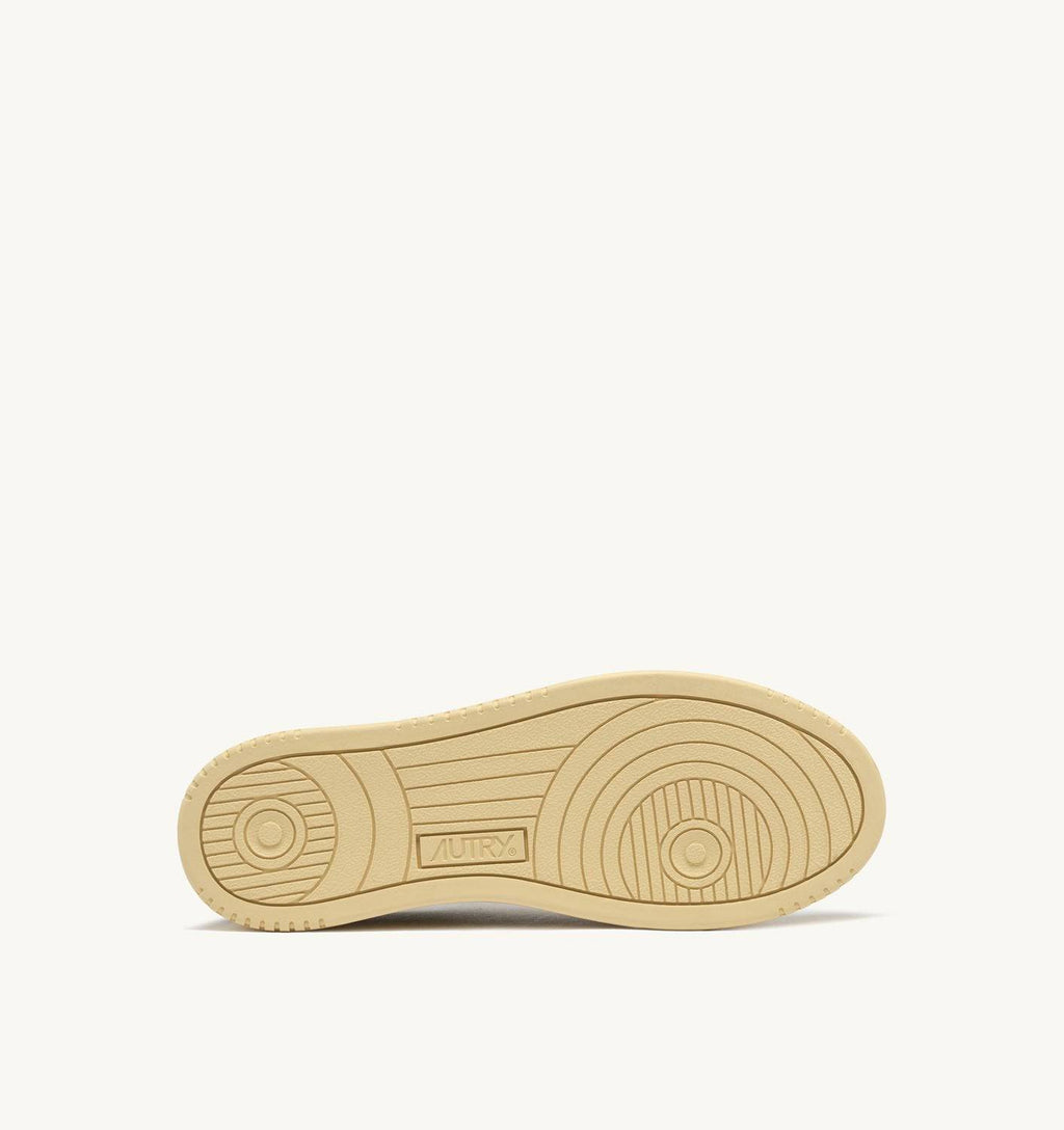 SNEAKERS MEDALIST LOW TRICOLOR IN SUEDE BEIGE ECRU E BLUE SPACE