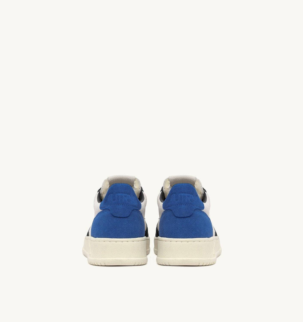 SNEAKERS MEDALIST LOW TRICOLOR IN SUEDE COLORE ELECTRIC BLU E OFF BLACK