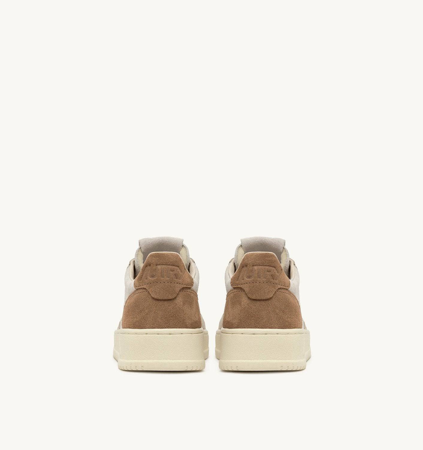 SNEAKERS MEDALIST LOW TRICOLOR IN SUEDE COLORE SAND E CIGAR