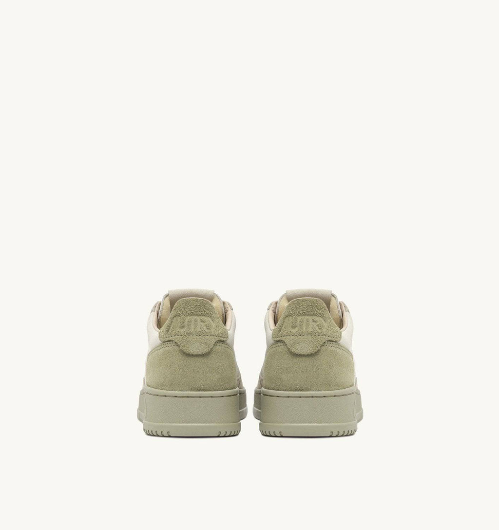 SNEAKERS MEDALIST LOW TRICOLOR IN SUEDE SAND BEIGE E GREY GREEN