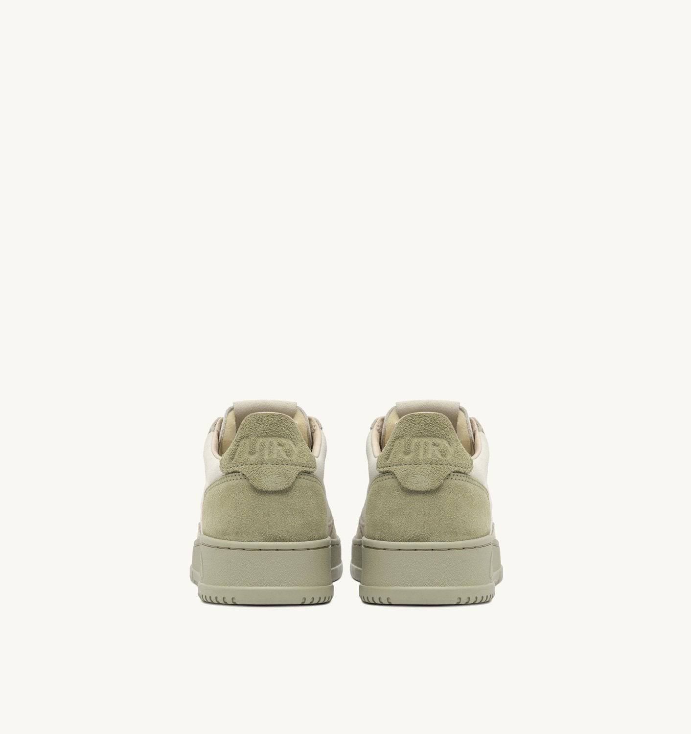 SNEAKERS MEDALIST LOW TRICOLOR IN SUEDE SAND BEIGE E GREY GREEN
