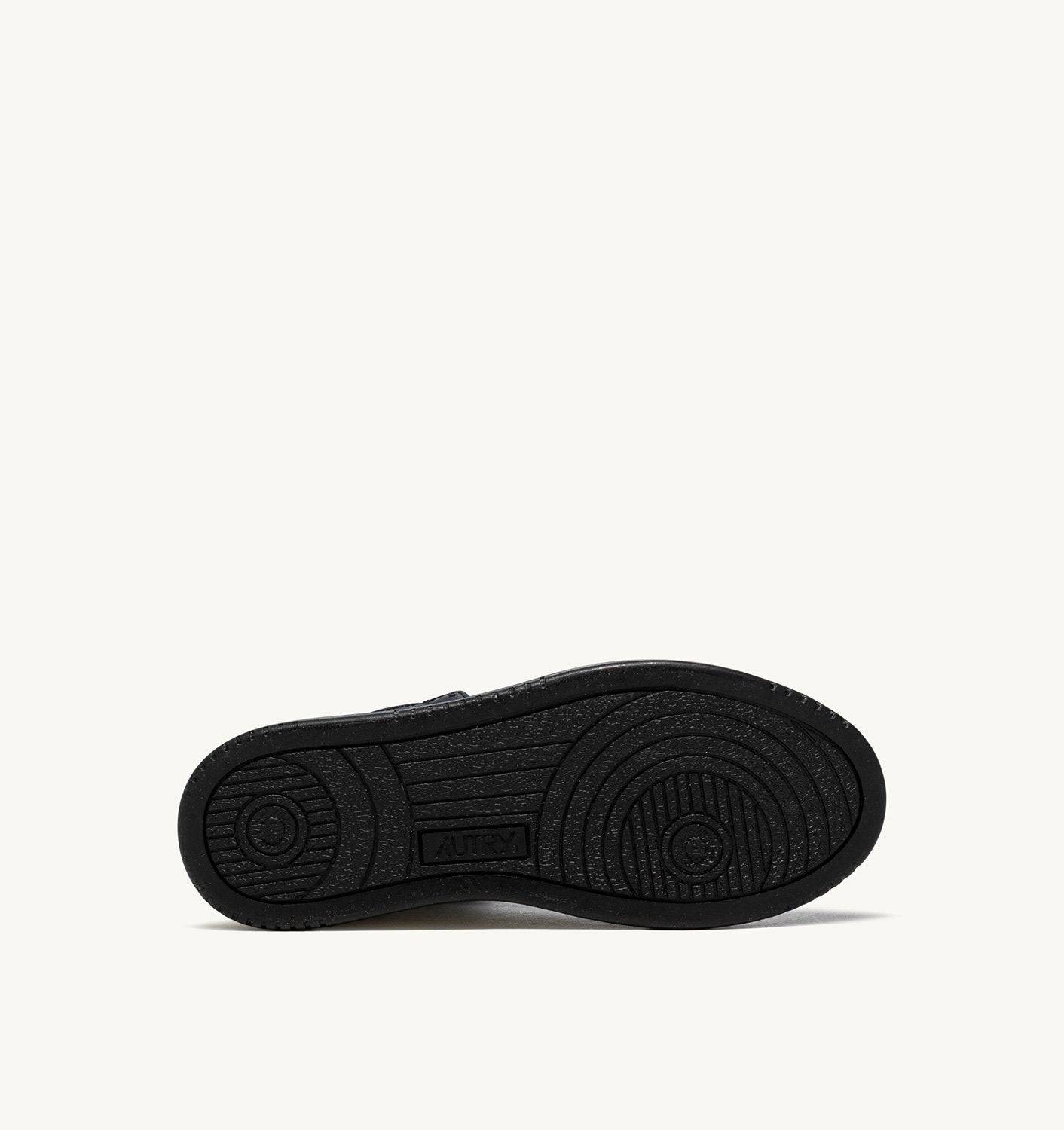 SNEAKERS MEDALIST MID BICOLOR IN PELLE BIANCA E NERA