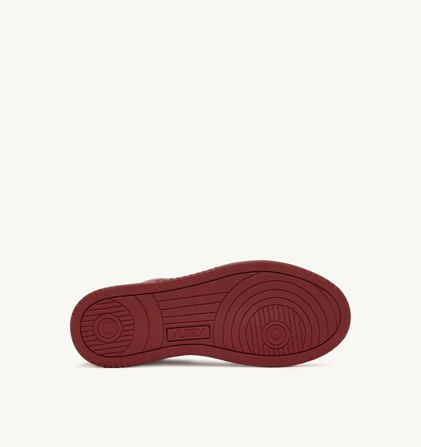 SNEAKERS MEDALIST MID BICOLOR IN PELLE BIANCA E SYRAH