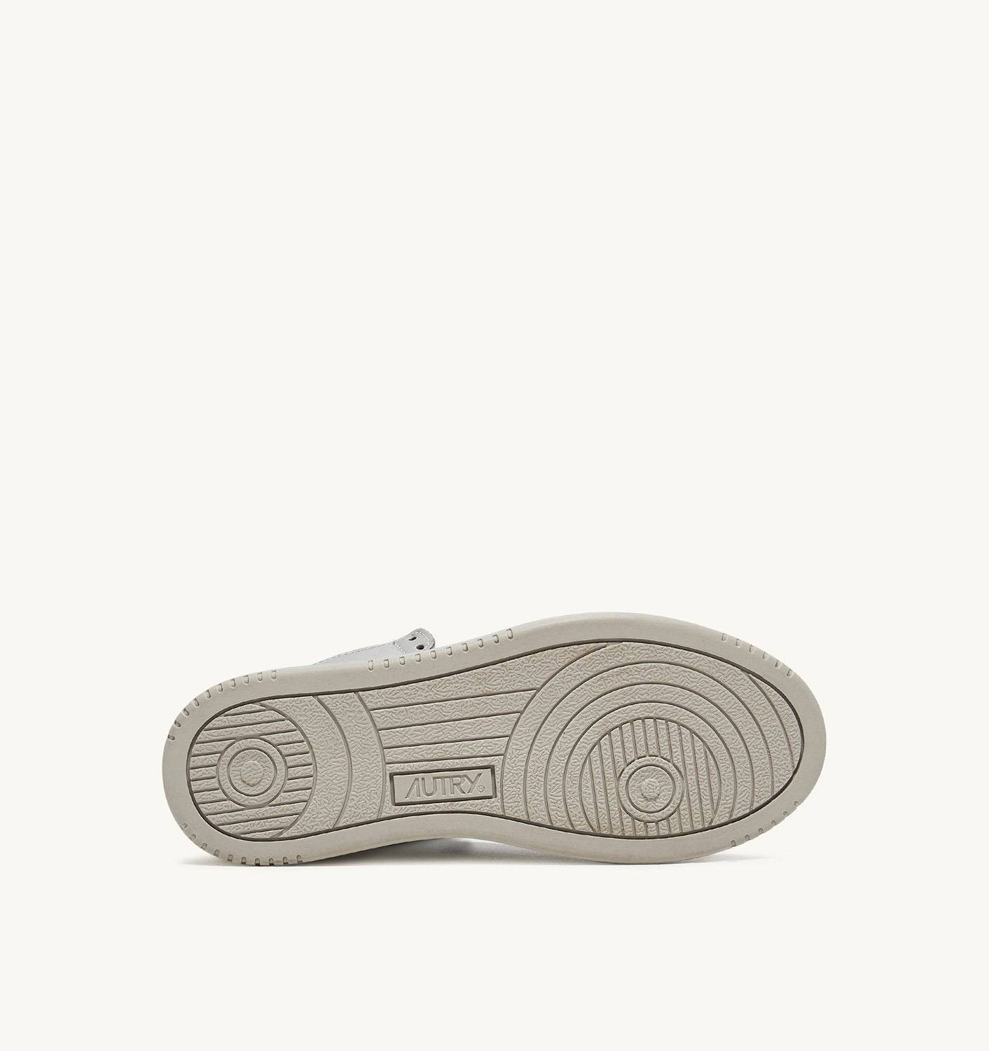 SNEAKERS MEDALIST MID BICOLOR IN PELLE BIANCA E VAPOR