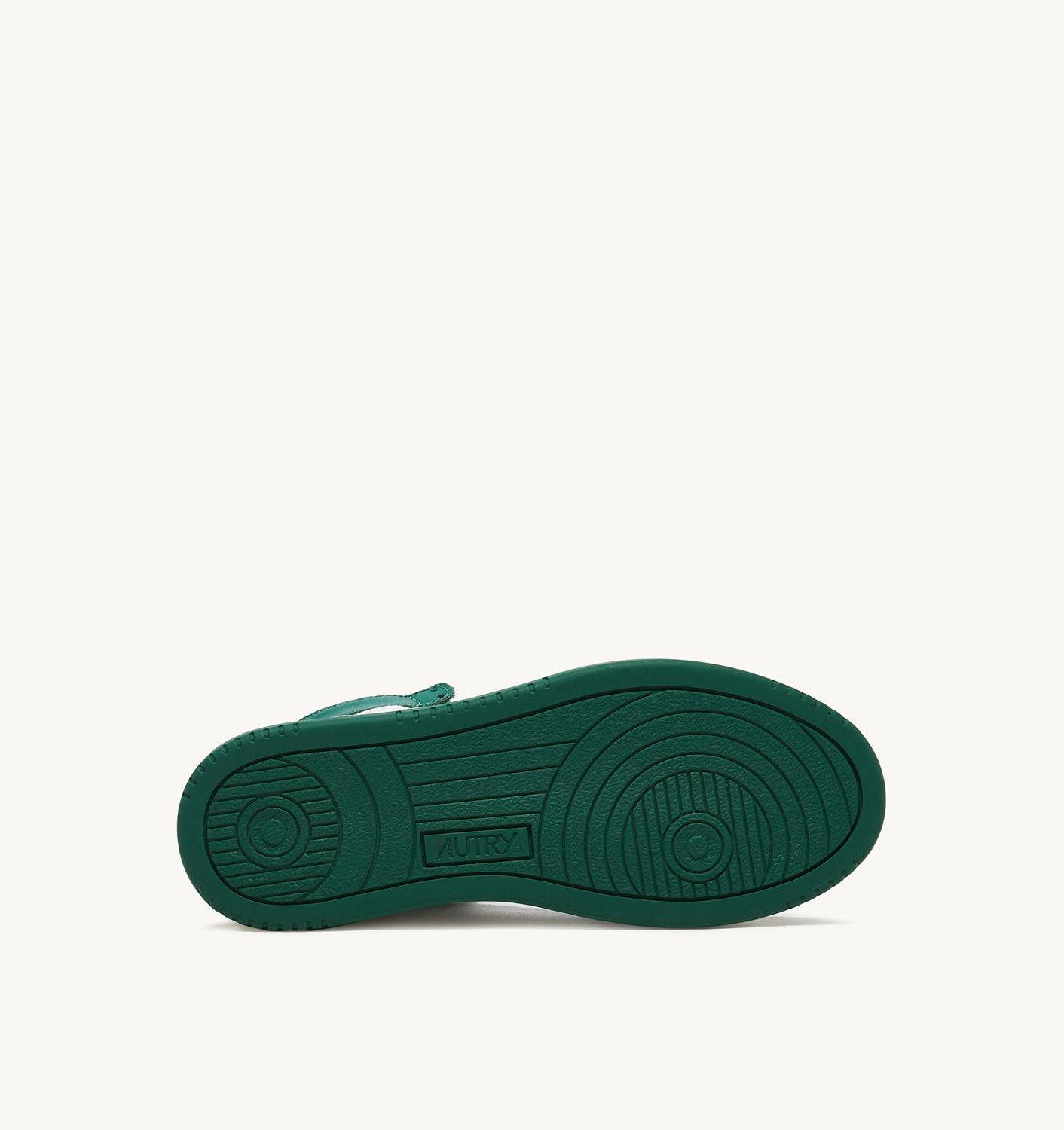 SNEAKERS MEDALIST MID BICOLOR IN PELLE BIANCA E VERDE