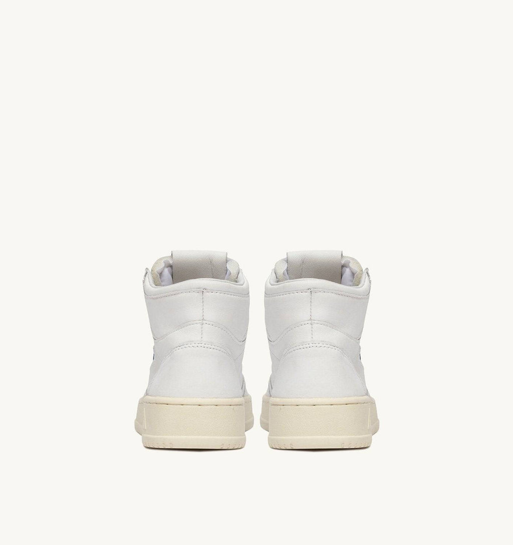 SNEAKERS MEDALIST MID IN NAPPA BIANCA SUPER SOFT
