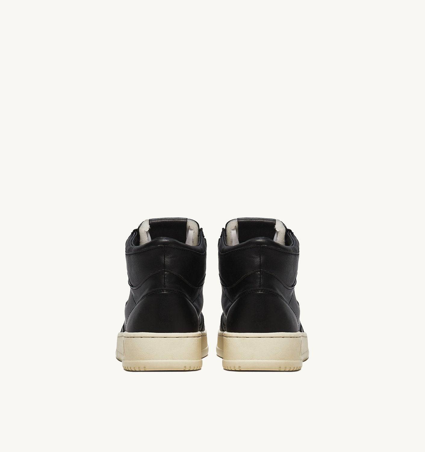 SNEAKERS MEDALIST MID IN NAPPA NERA SUPER SOFT