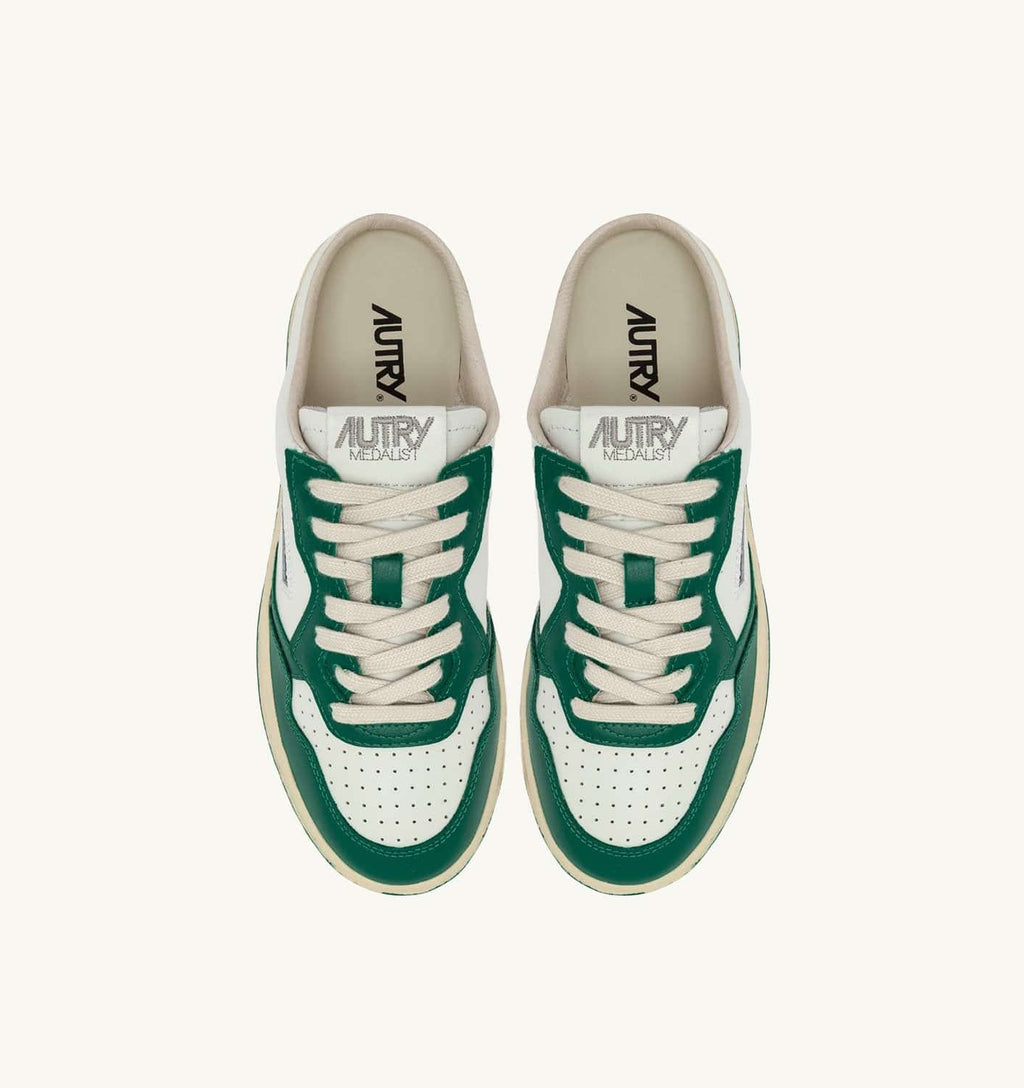 SNEAKERS MEDALIST MULE IN PELLE BIANCA E AMAZON