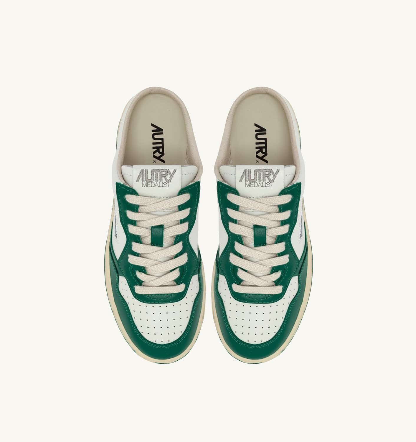SNEAKERS MEDALIST MULE IN PELLE BIANCA E AMAZON