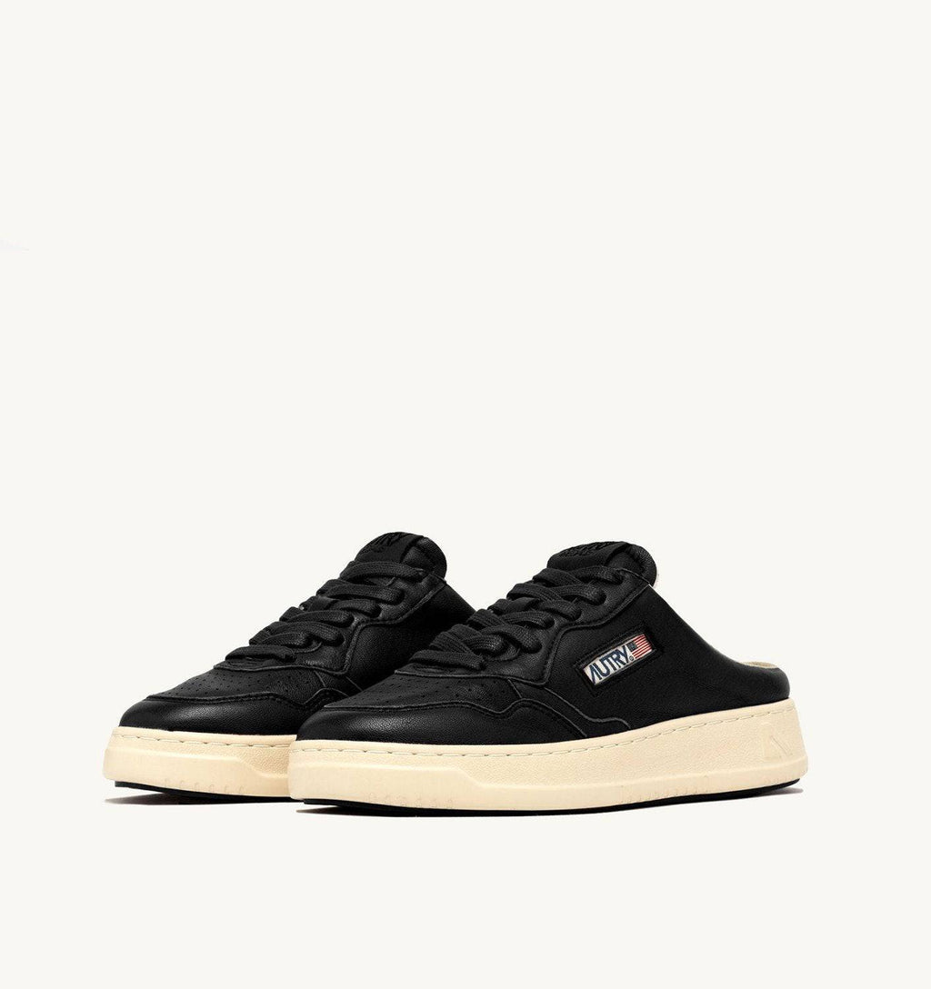 SNEAKERS MEDALIST MULE SNEAKERS IN NAPPA COLORE NERO