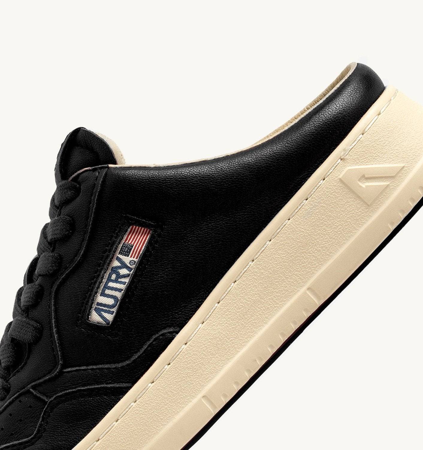 SNEAKERS MEDALIST MULE SNEAKERS IN NAPPA COLORE NERO