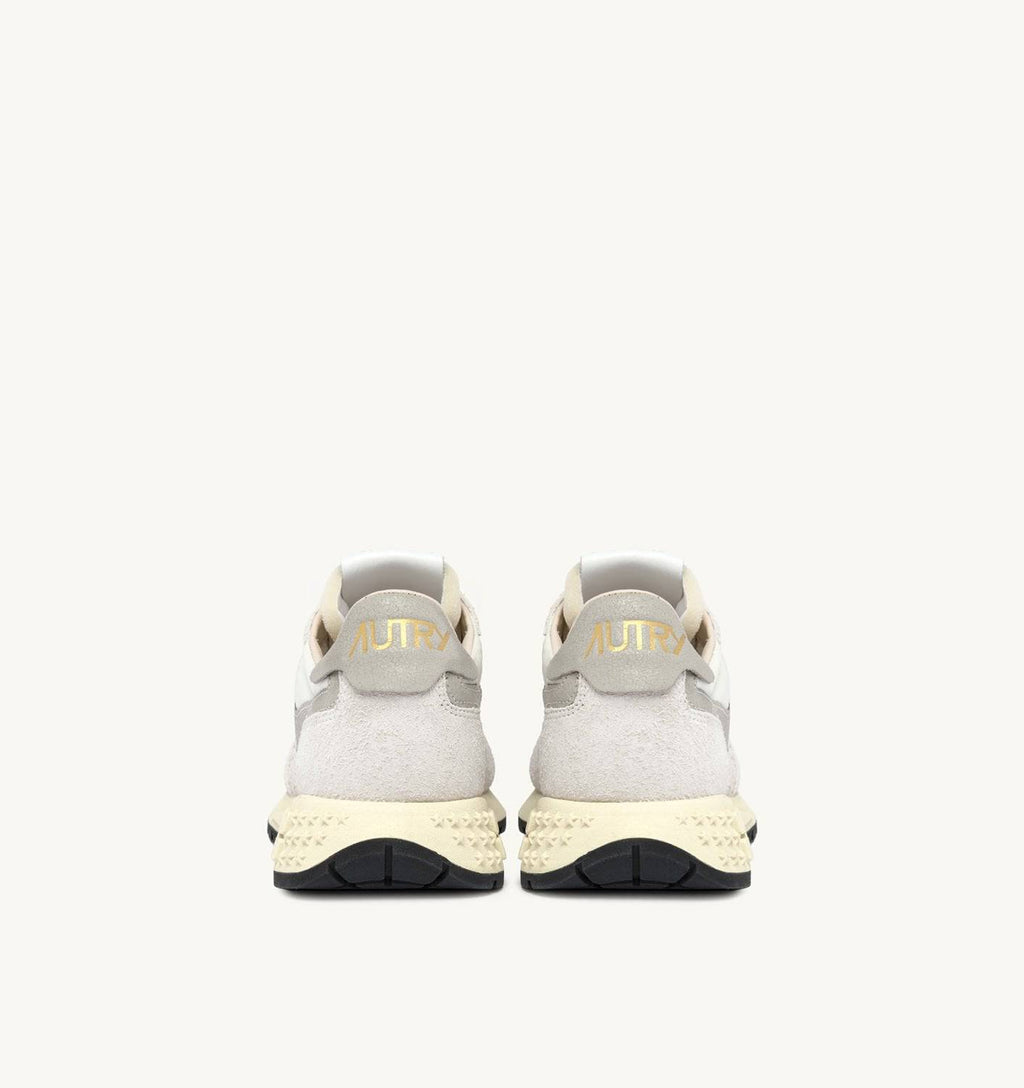SNEAKERS REELWIND LOW IN NYLON E SUEDE BIANCO