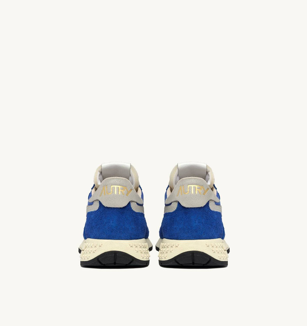 SNEAKERS REELWIND LOW IN NYLON E SUEDE BLU