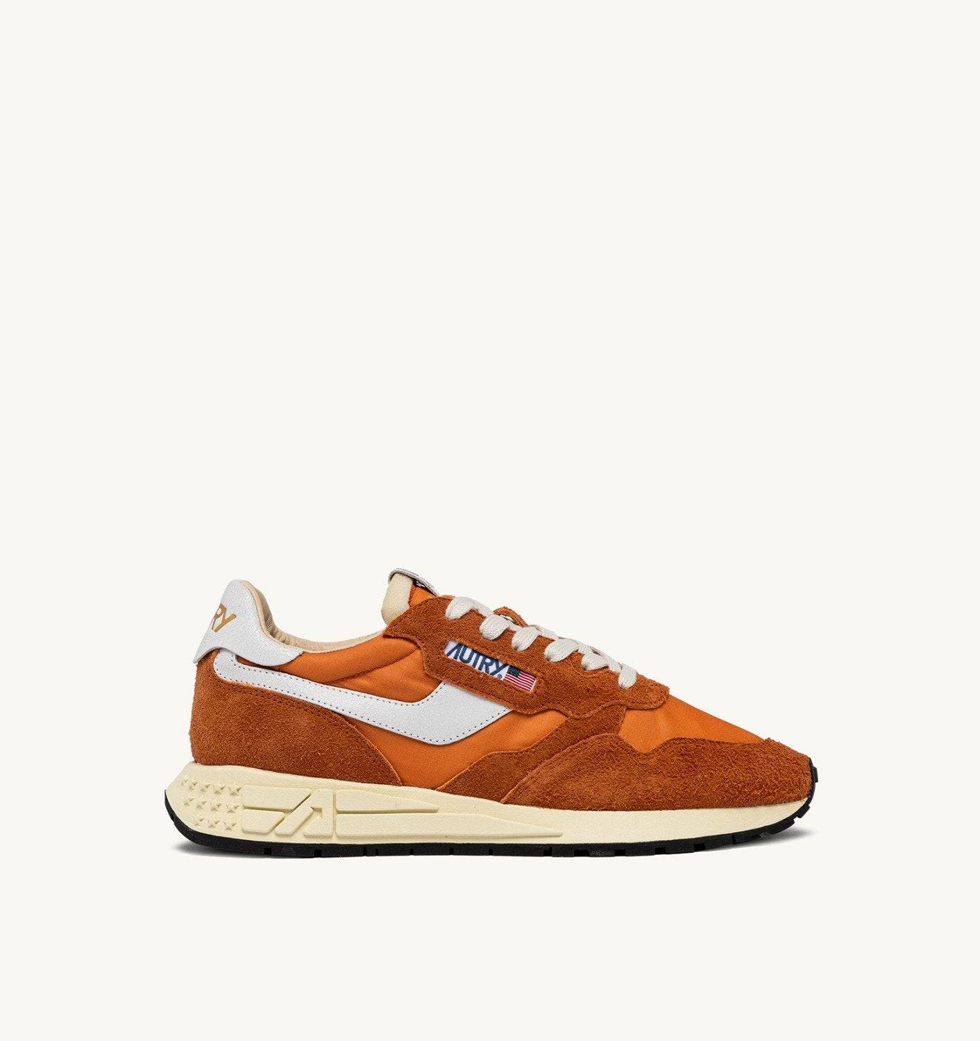 SNEAKERS REELWIND LOW IN NYLON E SUEDE COLORE AMBERGLOW