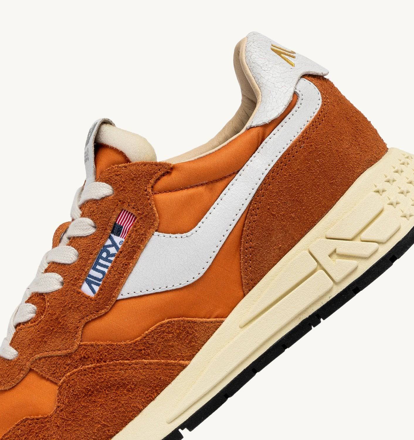 SNEAKERS REELWIND LOW IN NYLON E SUEDE COLORE AMBERGLOW