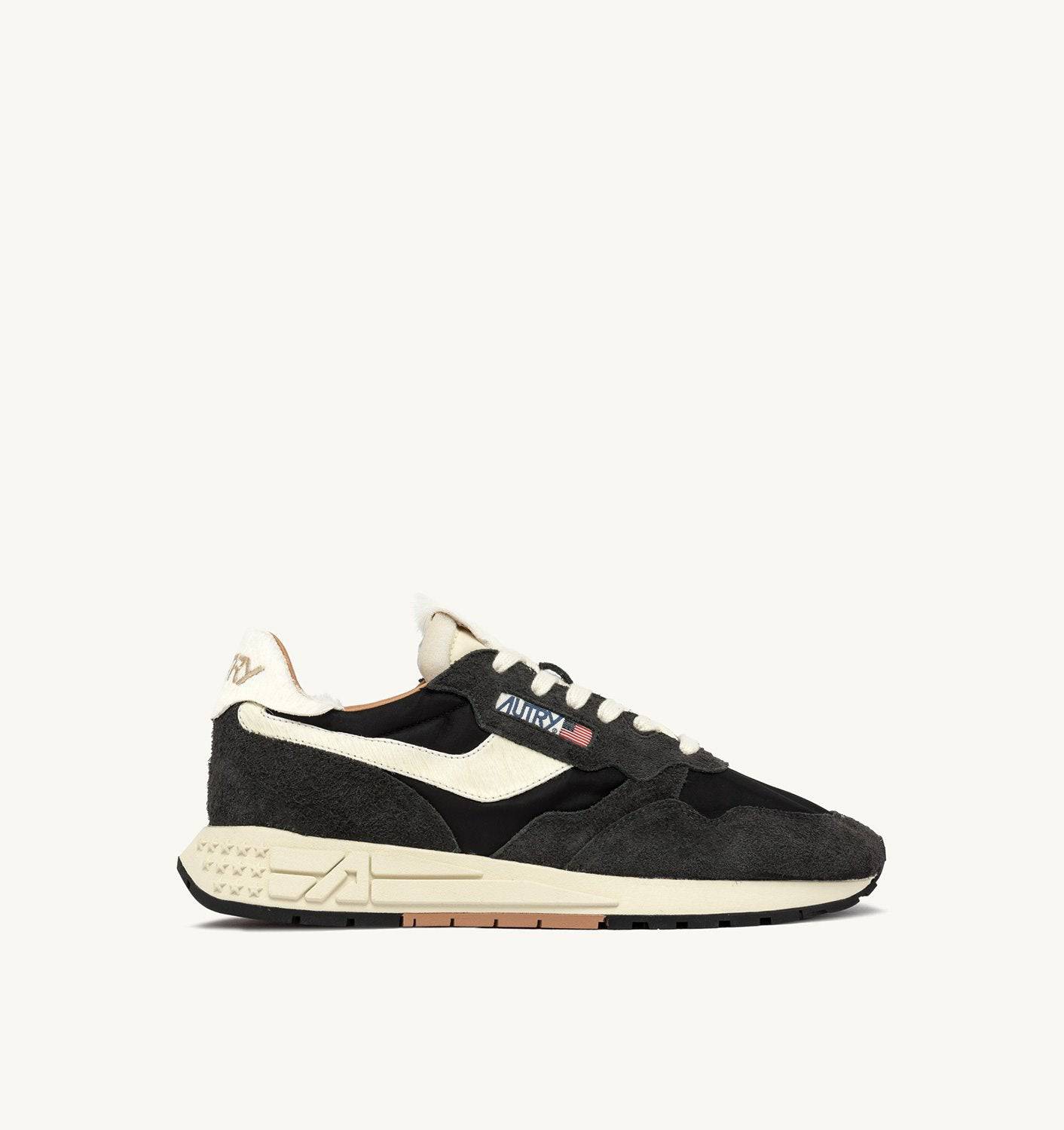 SNEAKERS REELWIND LOW IN NYLON E SUEDE COLORE PEAT E NUT