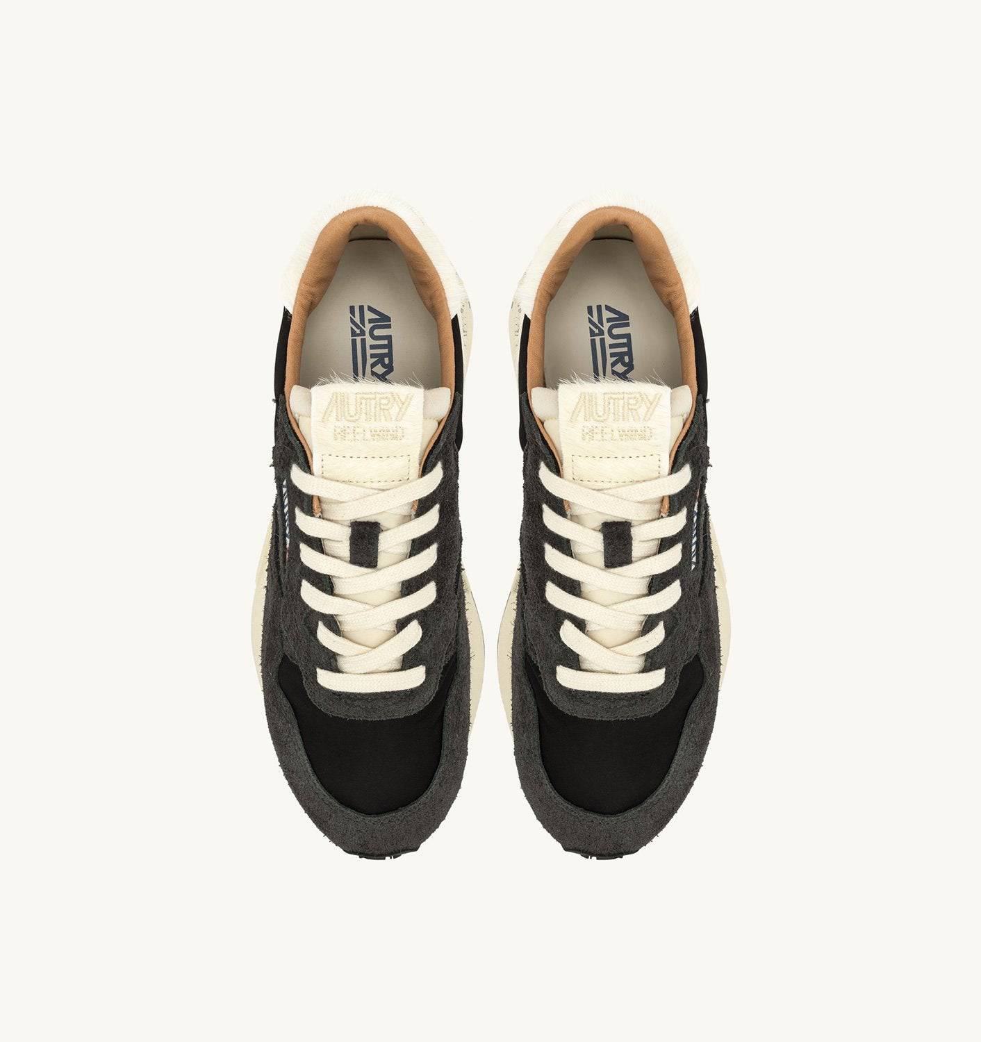 SNEAKERS REELWIND LOW IN NYLON E SUEDE COLORE PEAT E NUT