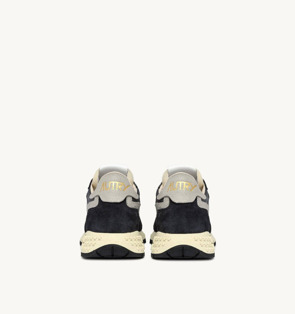 SNEAKERS REELWIND LOW IN NYLON E SUEDE NERA