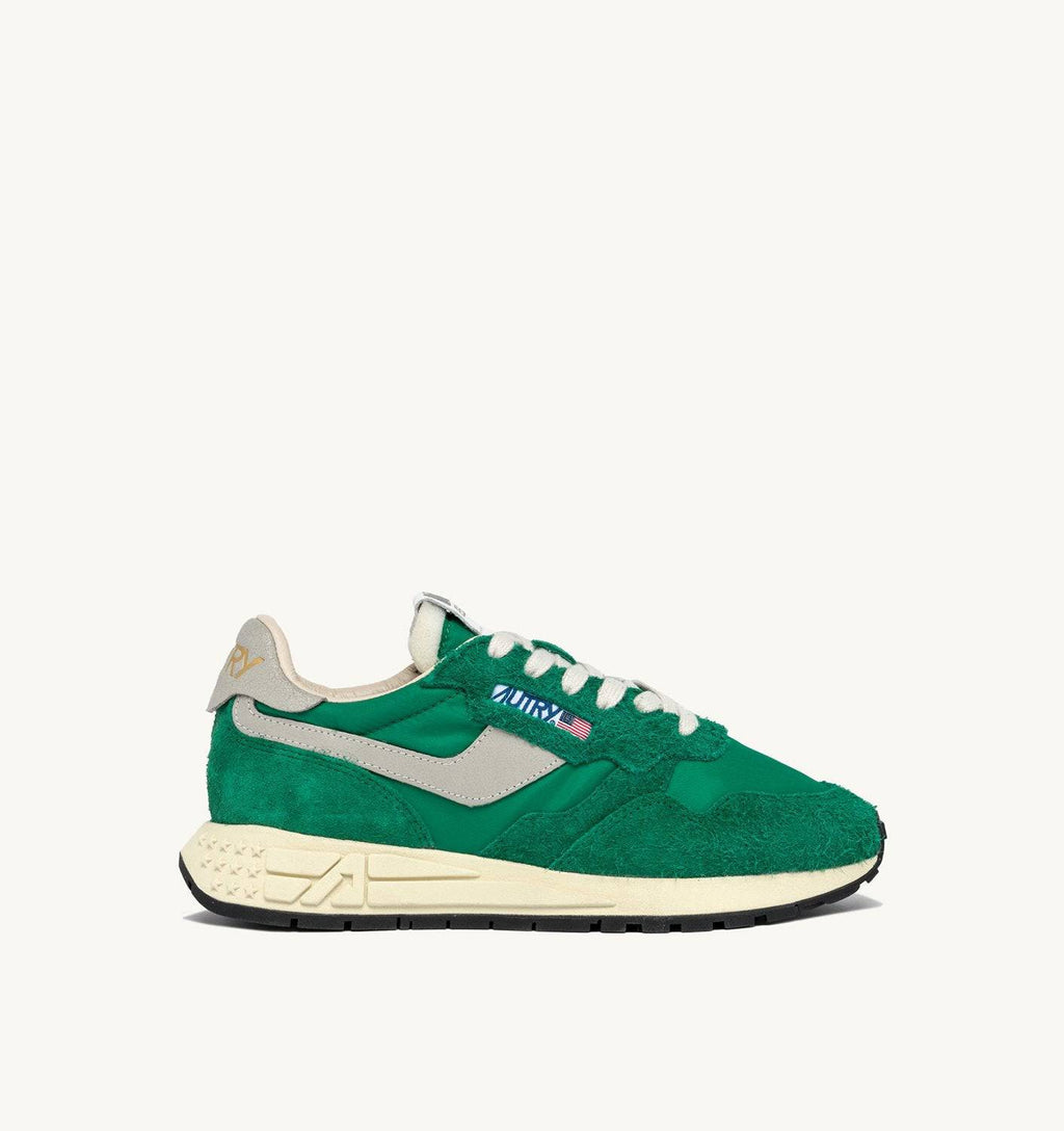 SNEAKERS REELWIND LOW IN NYLON E SUEDE VERDE