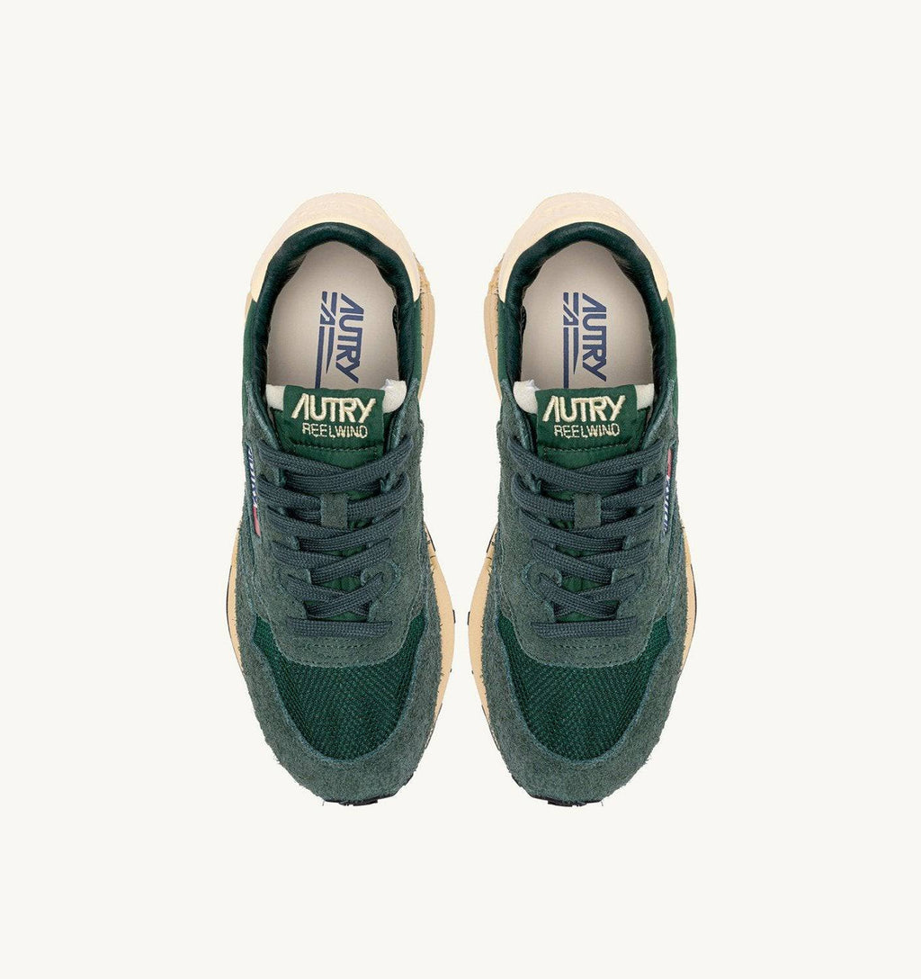 SNEAKERS REELWIND LOW IN NYLON SUEDE E PELLE BOTTLE E RUTABAGA