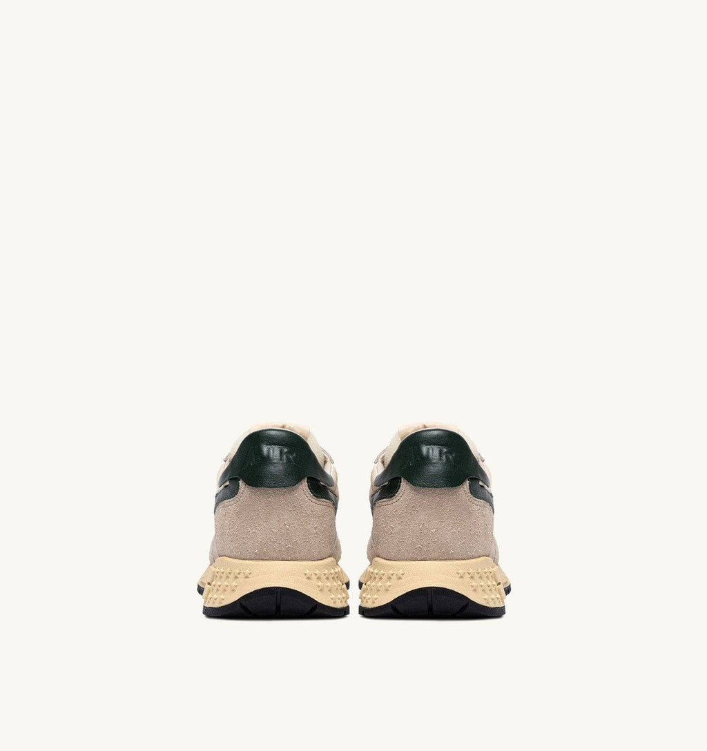 SNEAKERS REELWIND LOW IN NYLON SUEDE E PELLE ECRU' E MOUNTAIN