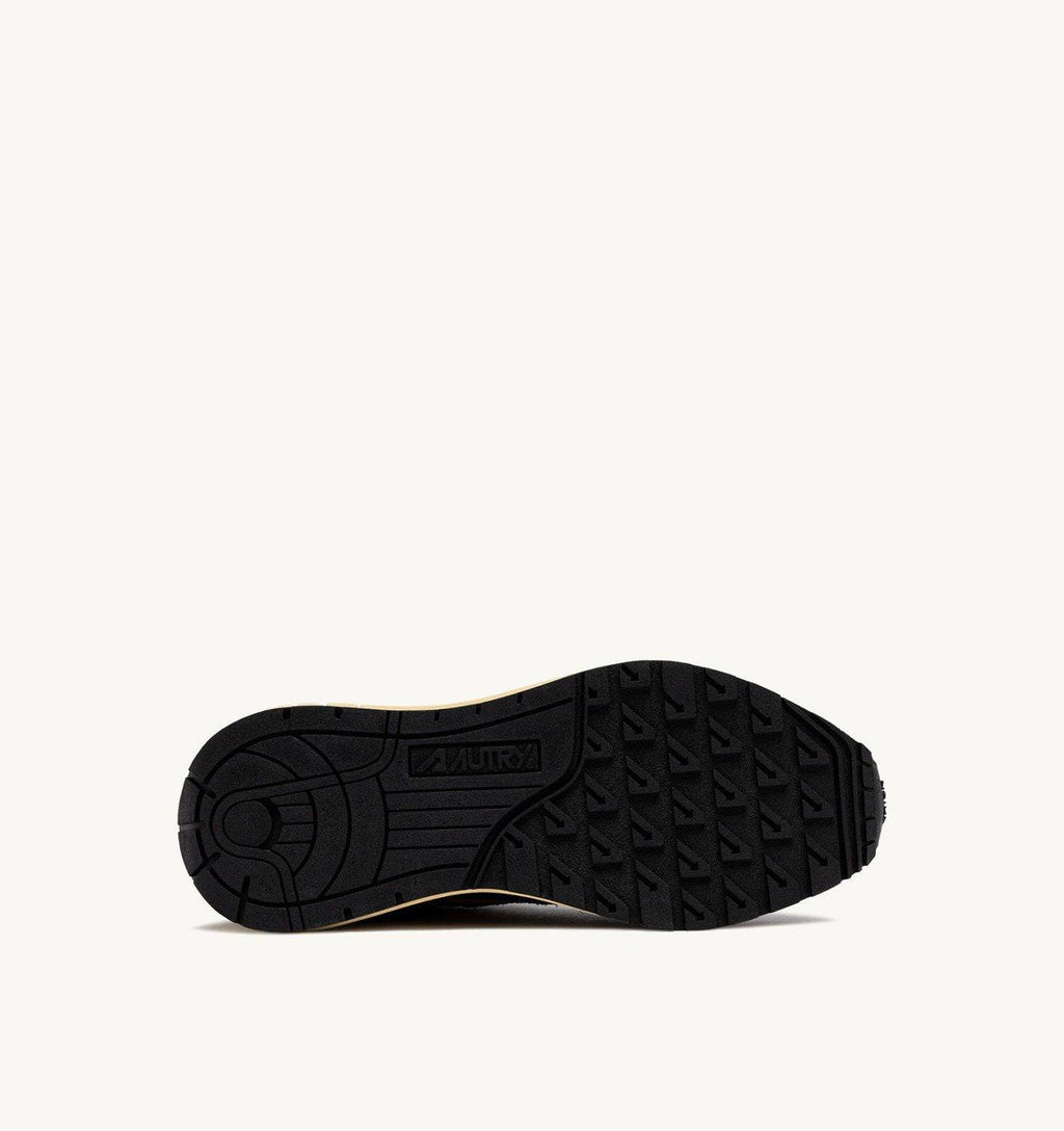 SNEAKERS REELWIND LOW IN NYLON SUEDE E PELLE GIALLO E NERO