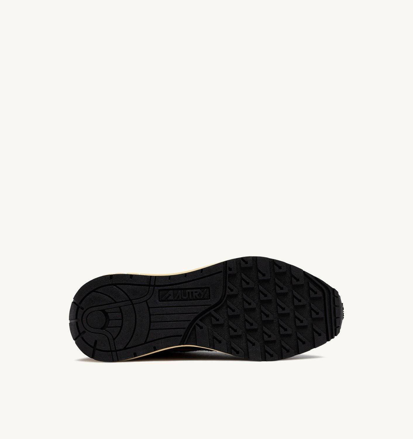 SNEAKERS REELWIND LOW IN NYLON SUEDE E PELLE GIALLO E NERO