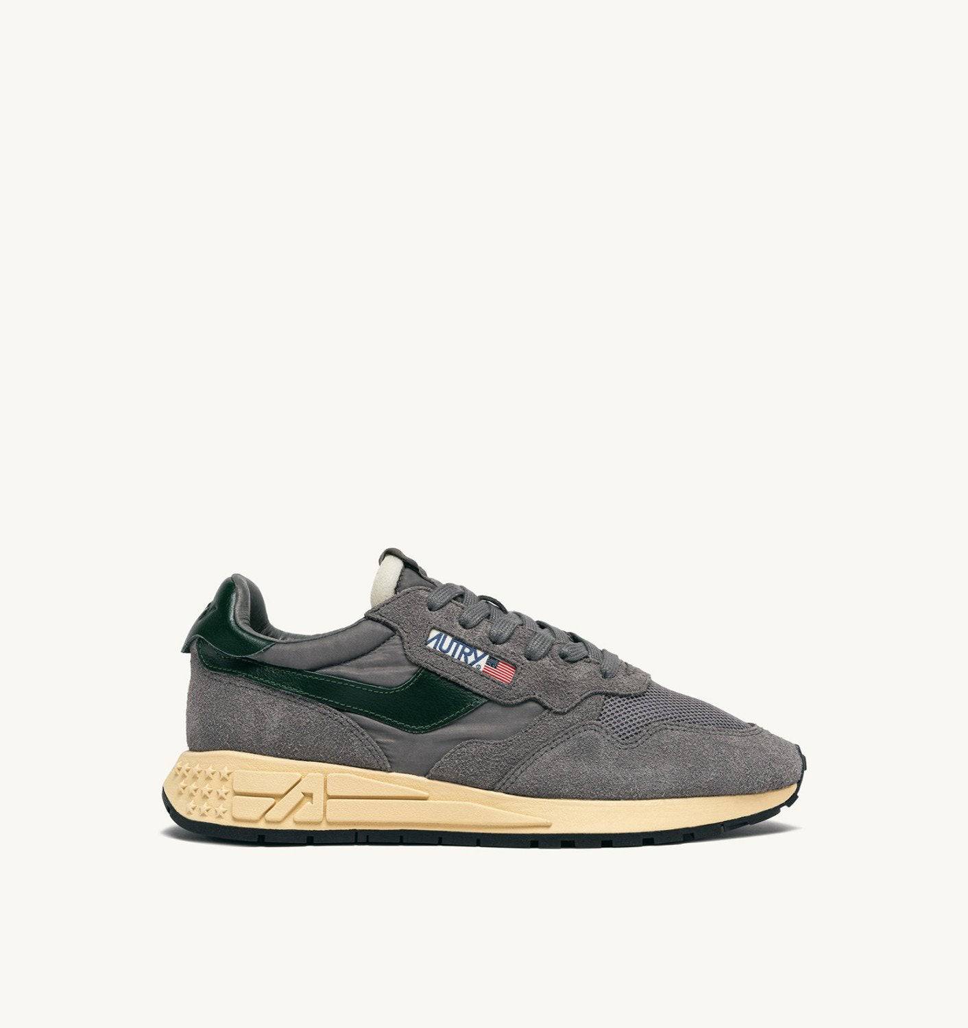SNEAKERS REELWIND LOW IN NYLON SUEDE E PELLE MOUNTAIN E NIGHT OWL