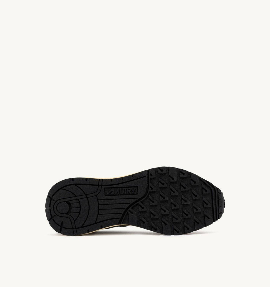 SNEAKERS REELWIND LOW IN SUEDE E NYLON COLORE NERO E ARANCIO