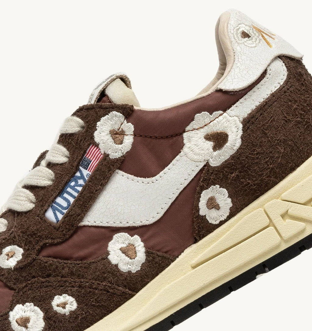 SNEAKERS REELWIND LOW RICAMATE COLORE EBONY E BIANCO