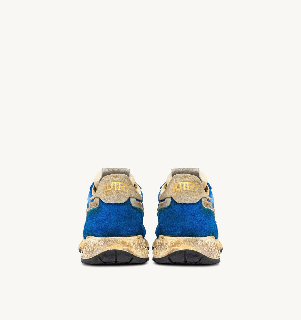 SNEAKERS REELWIND SUPER VINTAGE IN NYLON E SUEDE BLUE