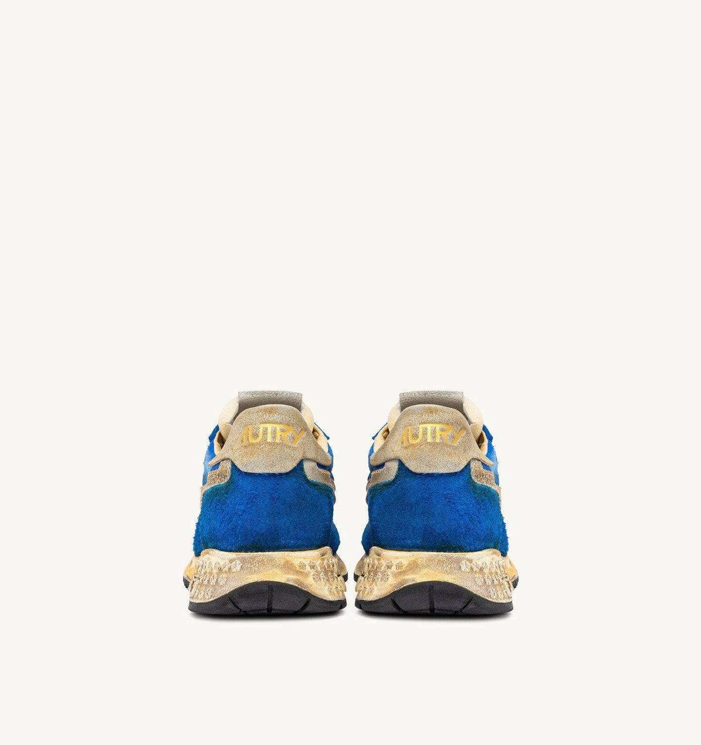 SNEAKERS REELWIND SUPER VINTAGE IN NYLON E SUEDE BLUE