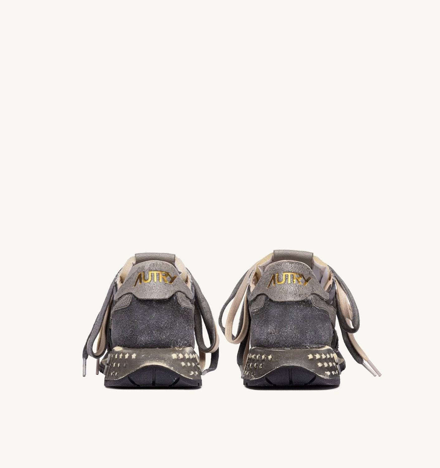 SNEAKERS REELWIND SUPER VINTAGE IN NYLON E SUEDE NERO