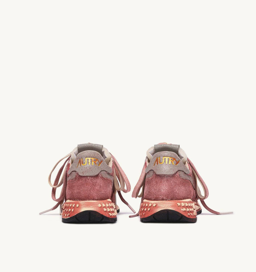 SNEAKERS REELWIND SUPER VINTAGE IN NYLON E SUEDE SYRAH